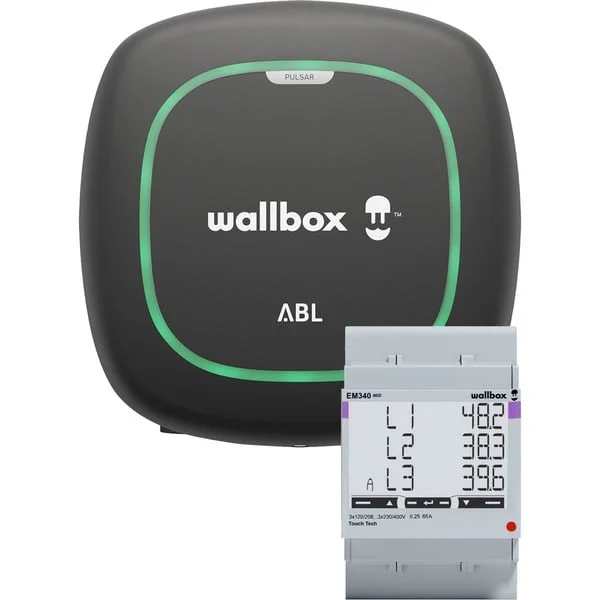 ABL E-Mobility Wallbox Pulsar Dienstwagen Bundle 11kW, mit Ladekabel (schwarz, 3-phasig, WLAN, Bluetooth, MID-Energiezähler)