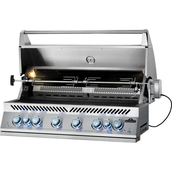 Napoleon Gasgrill 700-Series 44", Einbau, inkl. Drehspieß (edelstahl)