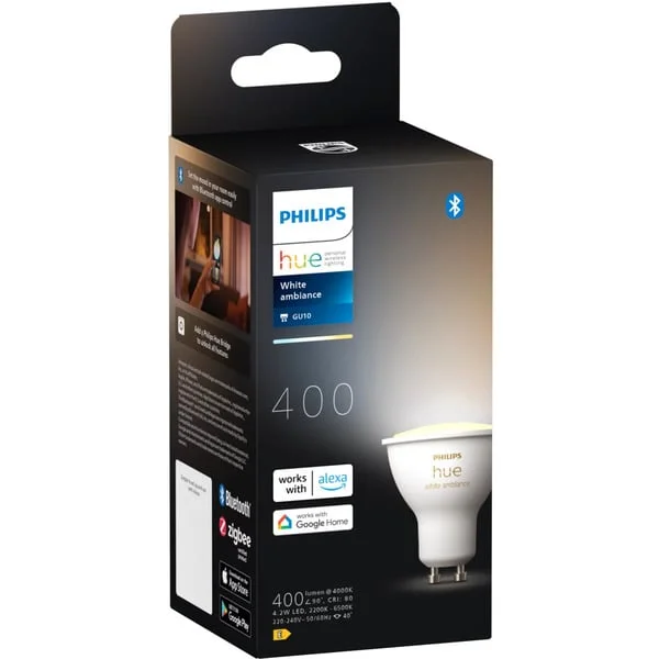 Philips HUE White Ambiance GU10 Smarter Spot, LED-Lampe