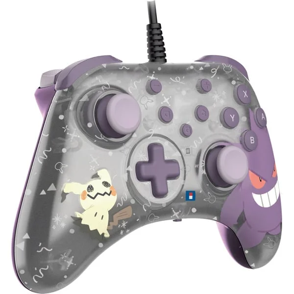 HORIPAD (Gengar & Mimigma), Gamepad (lila/transparent, Nintendo Switch 2)