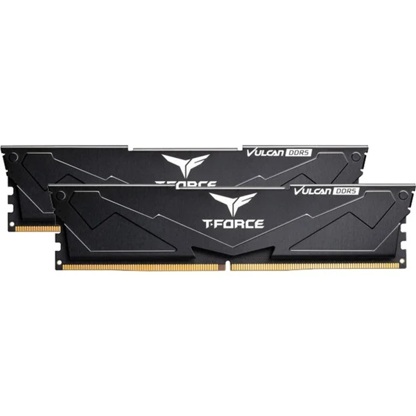 Team Group DIMM 32 GB DDR5-5600 (2x 16 GB) Dual-Kit, Arbeitsspeicher (schwarz, FLBD532G5600HC32DC01, VULCAN, INTEL XMP)