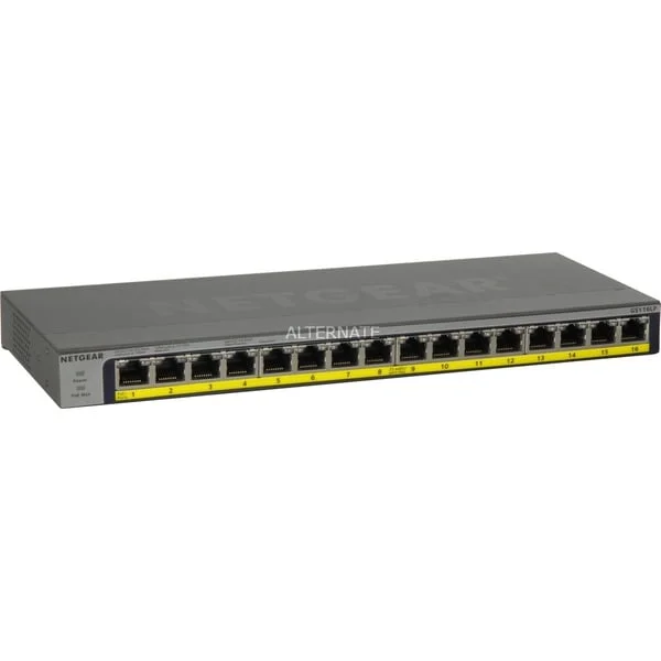 Netgear GS116LP, Switch (Unmanaged PoE/PoE+ Switch)