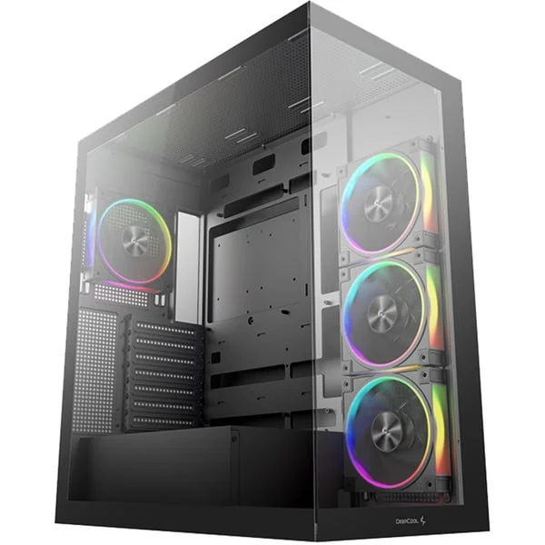 DeepCool CG580 4F V2, Tower-Gehäuse (schwarz, Tempered Glass x 2)