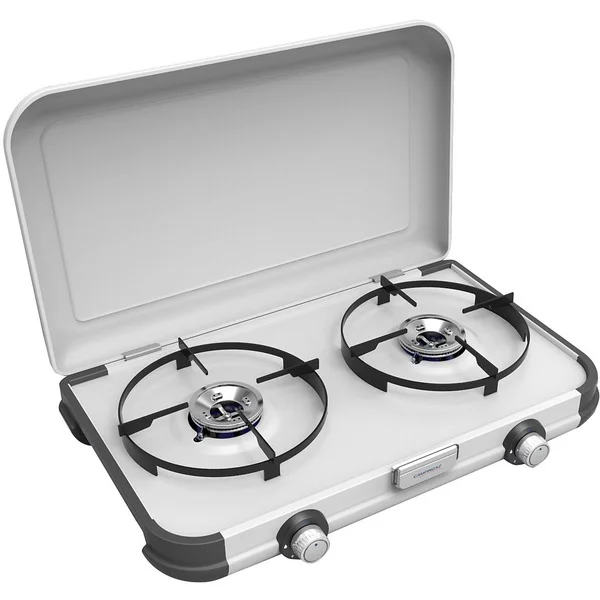 Campingaz Camping Kitchen 2 DE, Gaskocher (grau, für wiederbefüllbare Gasflaschen)