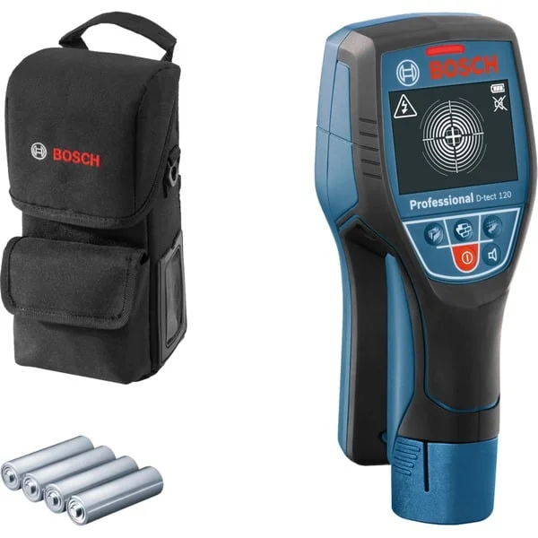 Bosch Professional PRO Akku-Wallscanner D-tect 120 Professional, 12Volt, Ortungsgerät (blau/schwarz, ohne Akku und Ladegerät, Batteriebetrieb)