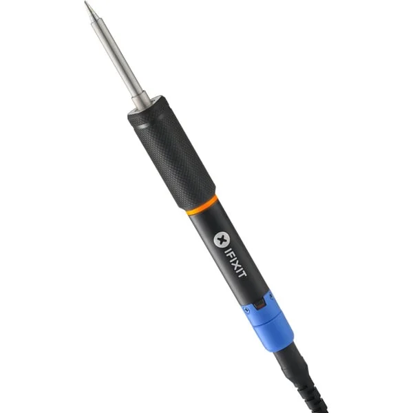 iFixit Fixhub Power Series Intelligenter Lötkolben (schwarz/blau, 100 Watt, USB-C)