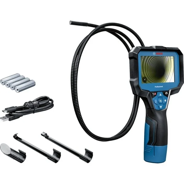 Bosch Professional Akku-Inspektionskamera GIC 12V-4-23 C Professional, 12Volt (blau/schwarz, ohne Akku und Ladegerät, Batteriebetrieb)