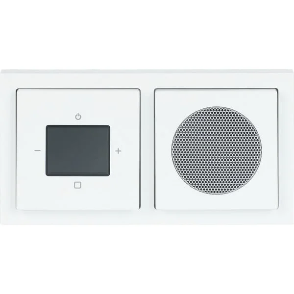 Busch-Jaeger DAB Plus Radiowecker Komplettset Typ 8220 UJ-84-101 Unterputz Montage (weiß (glänzend), Retail)