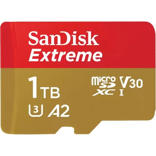 SanDisk Extreme 1 TB microSDXC, Speicherkarte (UHS-I U3, Class 10, V30, A2)