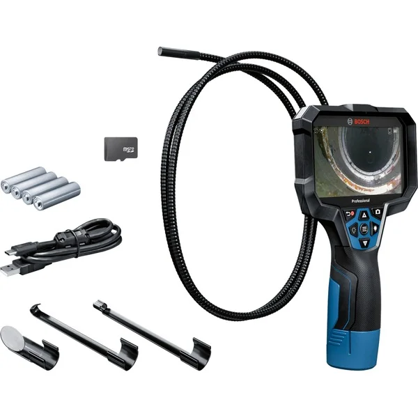 Bosch Professional Akku-Inspektionskamera GIC 12V-5-27 C Professional, 12Volt (blau/schwarz, ohne Akku und Ladegerät, Batteriebetrieb)
