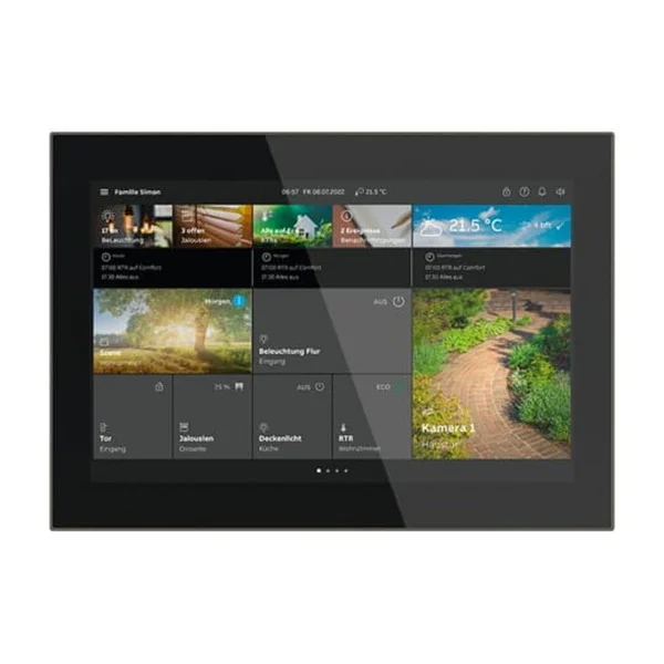 Busch-Jaeger SmartTouch 10 Zoll Touchpanel für Hausautomation und Türkommunikation ST/U10.2.11-825, Bedienteil (graphit, Retail)