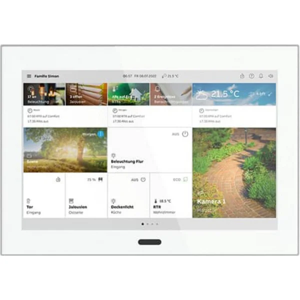 Busch-Jaeger SmartTouch 10 Zoll Touchpanel Unterputz Melde- und Bedientableau ST/U10.1.11-811 (weiß (matt), Retail)