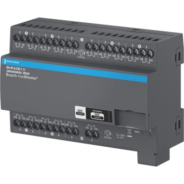 Busch-Jaeger Jalousieaktor achtfach 230 Volt für Busch-free@home, Montageart Unterputz (Retail)