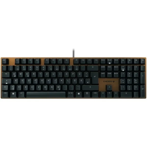 CHERRY KC 200 MX, Tastatur (schwarz/bronze, DE-Layout, Cherry MX2A Brown)
