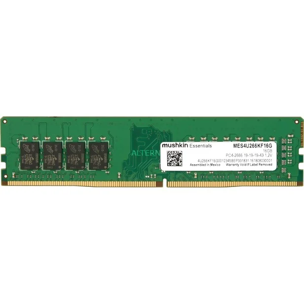 Mushkin DIMM 16 GB DDR4-2666 , Arbeitsspeicher (MES4U266KF16G, Essentials)