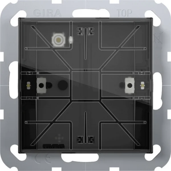 Gira Tastsensor vier Komfort einfach für Gira One und KNX mit Inbetriebnahme-Wippe (Retail)