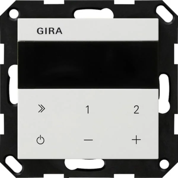 Gira Unterputz-Radio Internetprotokoll Reinweiß seidenmatt, Internetradio, WLAN, Bluetooth (weiß (matt), Retail)