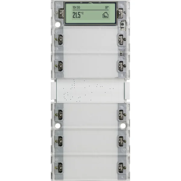 Gira Tastsensor Drei Plus fünffach für KNX mit Inbetriebnahme-Wippe (Retail)