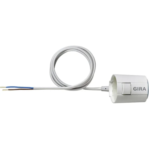 Gira Thermischer Stellantrieb 230 Volt zur Betätigung von Heizungsventilen, Typ 216900 (Retail)