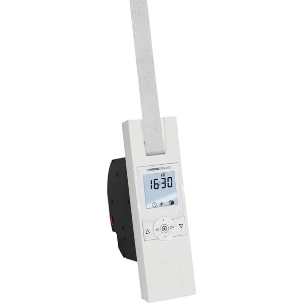 HOMEPILOT Gurtwickler RolloTron premium Minigurt, Elektrischer Gurtwickler (weiß)