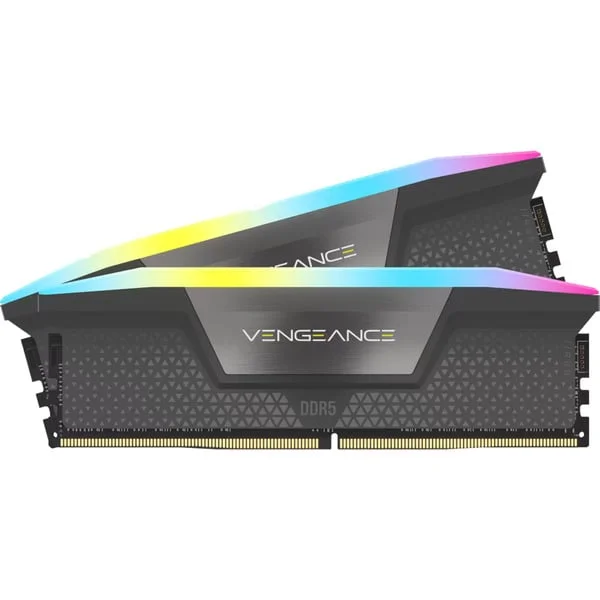 Corsair DIMM 96 GB DDR5-6000 (2x 48 GB) Dual-Kit, Arbeitsspeicher (grau, CMH96GX5M2E6000Z36, Vengeance RGB, INTEL XMP, AMD EXPO)