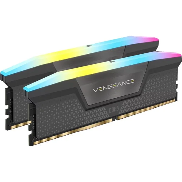 Corsair DIMM 64 GB DDR5-6000 (2x 32 GB) Dual-Kit, Arbeitsspeicher (CMH64GX5M2B6000Z28, Vengeance RGB, INTEL XMP)