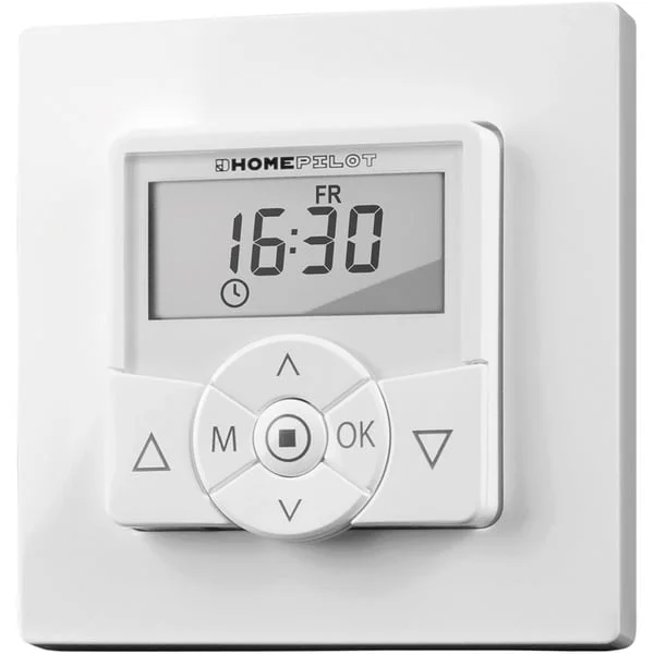 HOMEPILOT Zeitschaltuhr premium lite (weiß, für Rollladenmotoren)