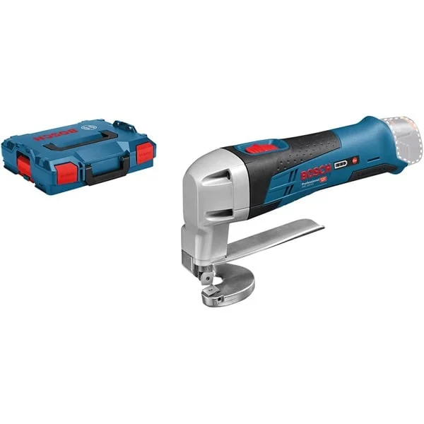 Bosch Professional Akku-Blechschere GSC 12V-13 Professional solo, 12Volt (blau/schwarz, ohne Akku und Ladegerät, in L-BOXX)