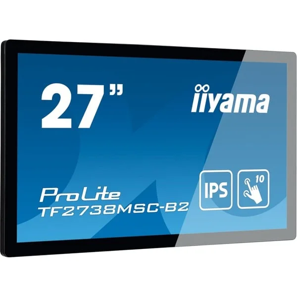iiyama TF2738MSC-B2, LED-Monitor (68.6 cm (27 Zoll), schwarz, FullHD, IPS, Touchscreen, HDMI)