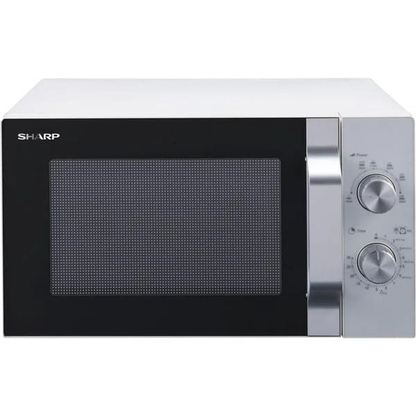 SHARP R204WA, Mikrowelle (weiß/silber)