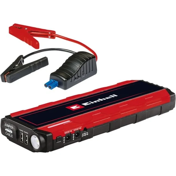 EINHELL Jump-Start Powerbank CE-JS 18 (rot/schwarz, Starthilfe für Benziner und Diesel)