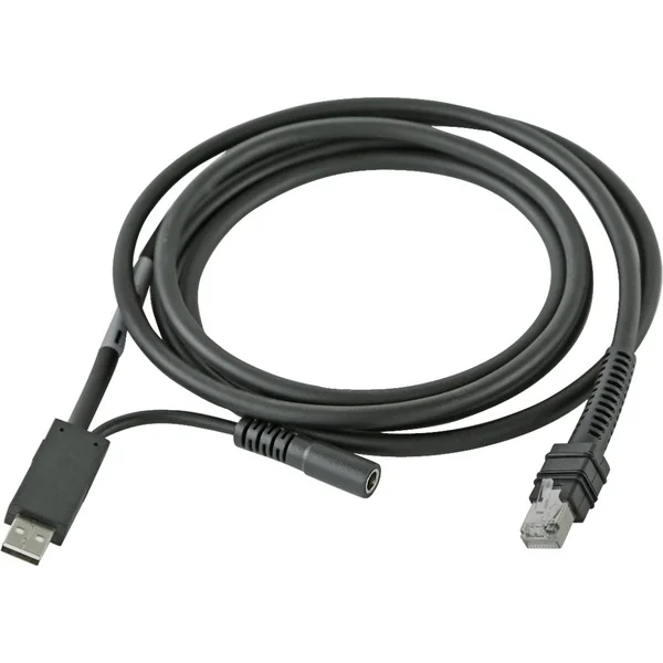Zebra USB-Verbindungskabel CBA-U42-S07PAR (schwarz, 2,1 Meter, gerade)