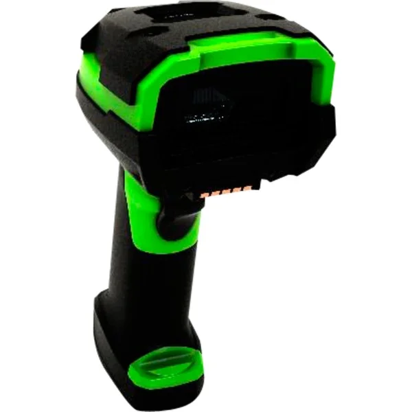 Zebra LI3678-ER, Barcode-Scanner (anthrazit/grün, Kit mit USB-Kabel, Netzteil und Ladestation, ohne Netzkabel)