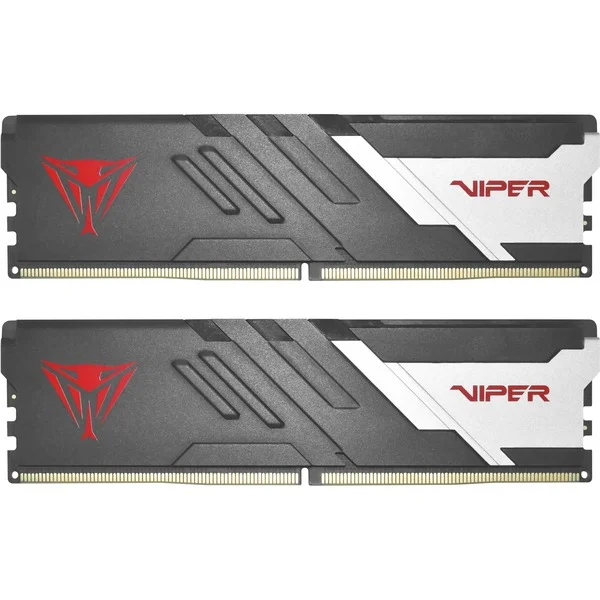 Patriot DIMM 32 GB DDR5-5600 (2x 16 GB) Dual-Kit, Arbeitsspeicher (schwarz/weiß, PVV532G560C36K, Viper Venom, INTEL XMP)
