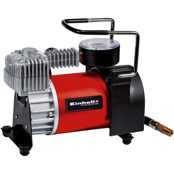 EINHELL Auto-Kompressor CC-AC 35/10, 12Volt (rot/schwarz, Zigarettenanzünder-Anschluss)