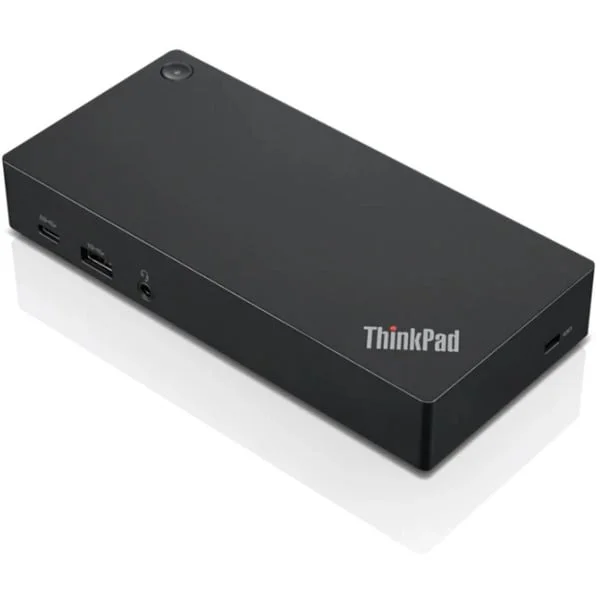 Lenovo ThinkPad USB-C Dockingstation 40AS Generalüberholt (schwarz, HDMI, DisplayPort, USB)