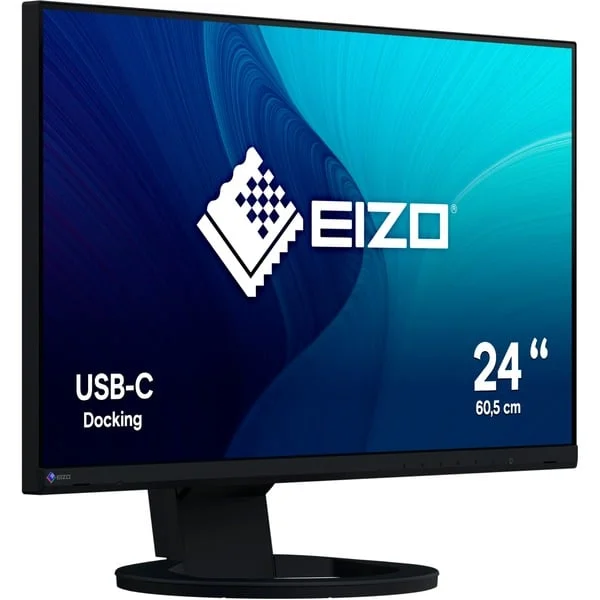 EIZO EV2480-BK, LED-Monitor (61 cm (24 Zoll), schwarz, FullHD, IPS, USB-C)