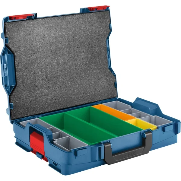 Bosch Professional L-BOXX 102, Set mit 6 Teilen, Werkzeugkiste (blau)