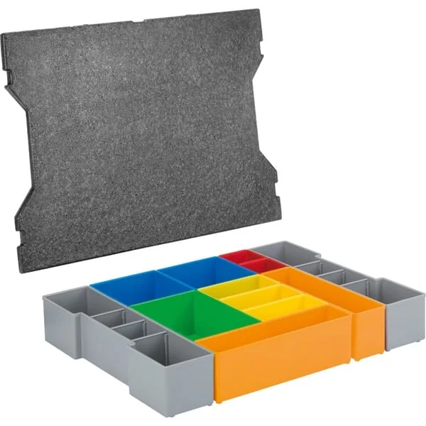 Bosch Professional L-BOXX inset box Set, Einlage (12 Stück, passend zur L-BOXX 102)