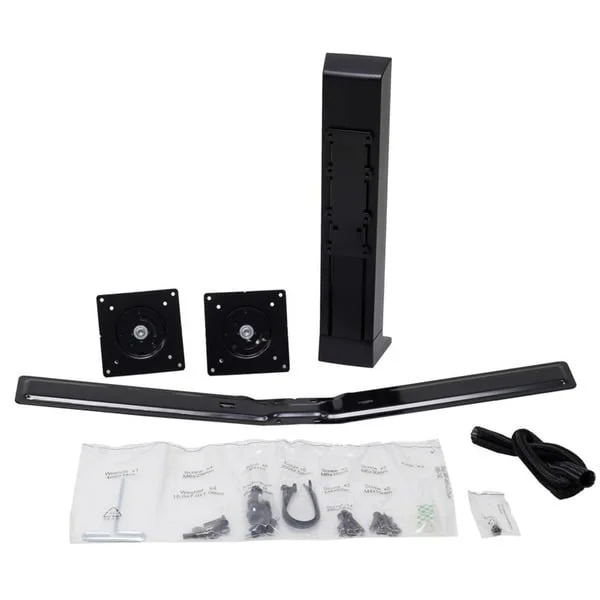 Ergotron WorkFit Dual-Monitor-Kit, Monitorhalterung (schwarz)
