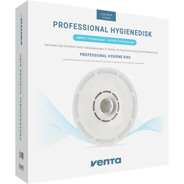 Venta Hygienedisk Professional, 2er, Entkalker (2 Stück, für Luftbefeuchter Professional AW902 / AH902)
