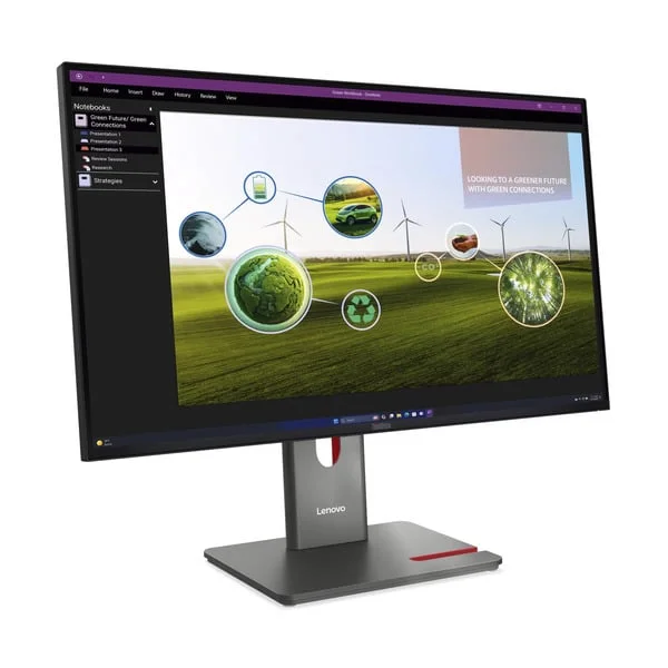 Lenovo ThinkVision P27Q-40, LED-Monitor (68.6 cm (27 Zoll), schwarz, QHD, IPS, HDMI, DP, USB-Hub, Daisy Chain, 120Hz Panel)