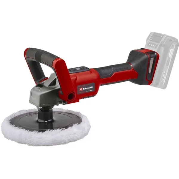 EINHELL Power X-Change Akku-Poliermaschine CE-CP 18/180 Li E-Solo, 18Volt (rot/schwarz, ohne Akku und Ladegerät)