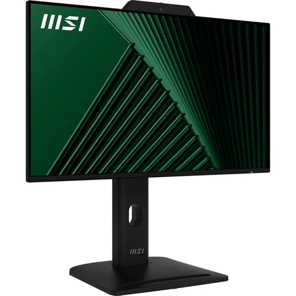 MSI PRO MP242PMGDE, LED-Monitor (60 cm (23.8 Zoll), schwarz, FullHD, IPS, Webcam, Mikrofon, HDMI, DP, VGA, USB-Hub, 120Hz Panel)