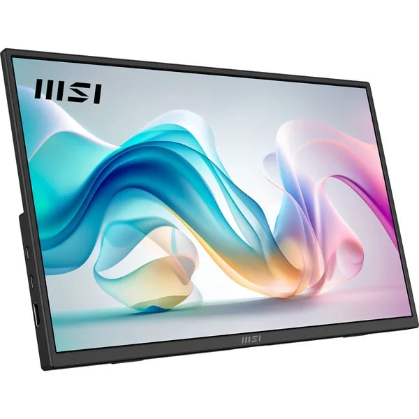 MSI PRO MP165DE E6, LED-Monitor (39.6 cm (15.6 Zoll), schwarz, FullHD, IPS, HDMI, USB-C, Lautsprecher)
