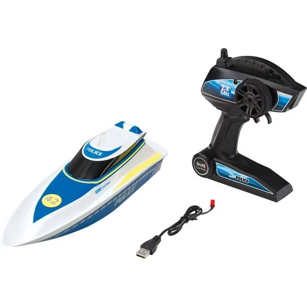 Revell Boat POLICE, RC (weiß/blau)