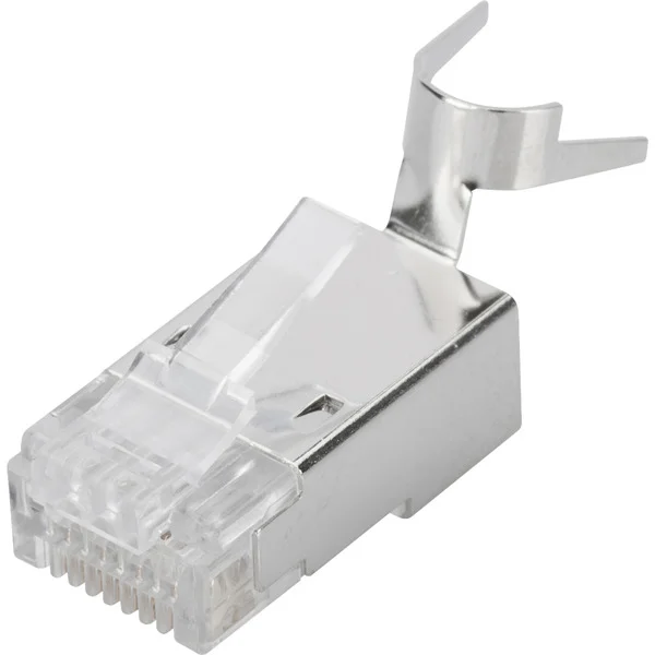 Digitus CAT.6a Modularstecker für Rundkabel, geschirmt, 100 Stück