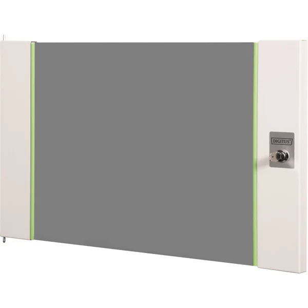 Digitus Glas-Fronttür für 19" 7HE Wandgehäuse Unique Serie, Frontpanel (grau, 7 Höheneinheiten)