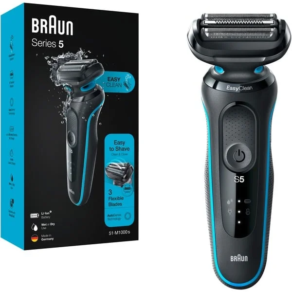Braun Series 5 51-M1000s, Rasierer (schwarz/türkis)