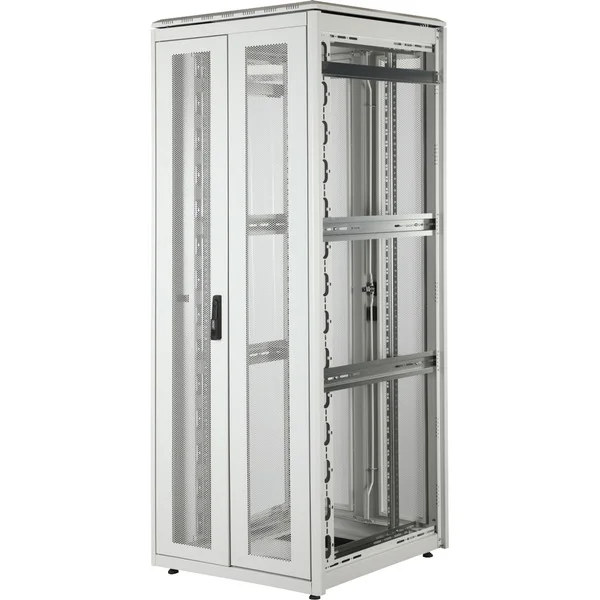 Digitus Netzwerkschrank Unique Serie - 800x800 mm (BxT), IT-Schrank (hellgrau, 42 Höheneinheiten)